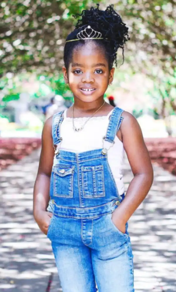 Photos: Basketmouth Shares Beautiful Photos Of His Daughter, Janelle Okpocha As She Turns 5 Today!